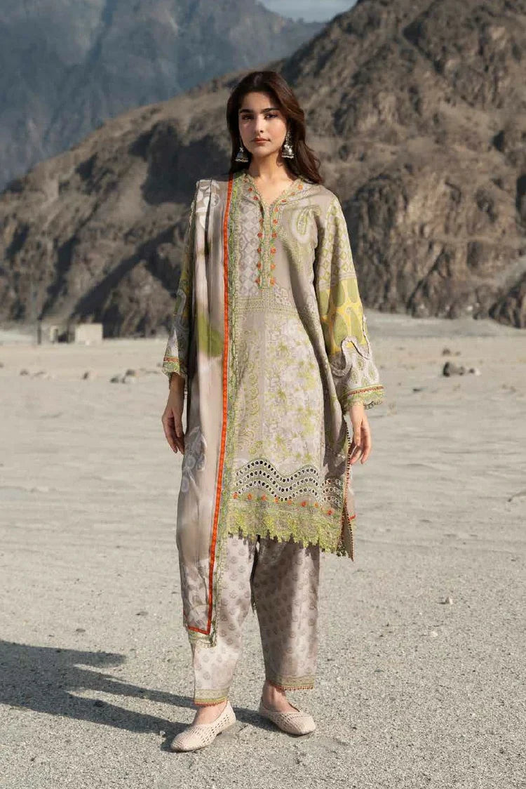 Charizma - Combination Embroidered Linen Collection Vol 3 - CCW7-19 - Unstitched
