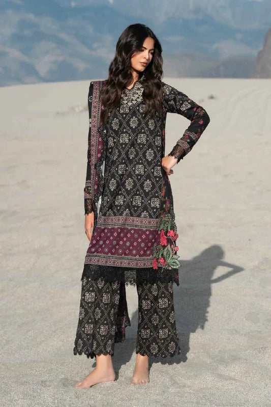 Charizma - Combination Embroidered Linen Collection Vol 3 - CCW7-23 - Unstitched