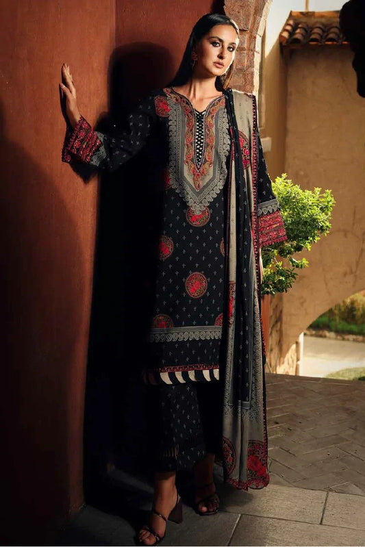 Charizma - Combination Embroidered Linen Collection Vol 3 - CCW7-25 - Unstitched