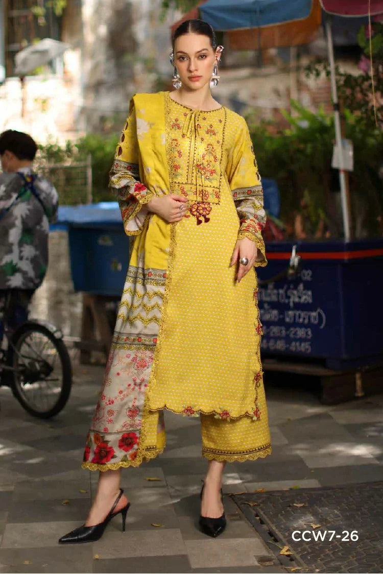 Picture of Charizma - Combination Embroidered Linen Collection Vol 3 - CCW7-26 - Unstitched - Available at Raja Sahib