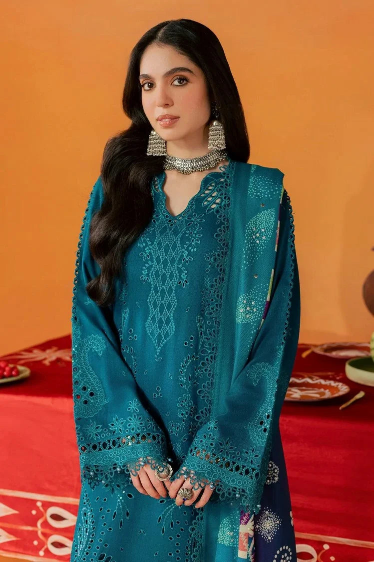 Picture of Nureh - Bazar Embroidered Peach Leather Collection Vol 1 - NE-289 - Unstitched - Available at Raja Sahib