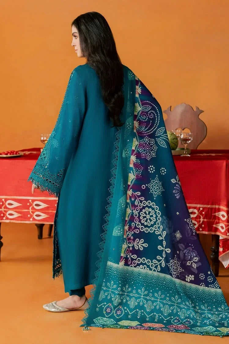 Picture of Nureh - Bazar Embroidered Peach Leather Collection Vol 1 - NE-289 - Unstitched - Available at Raja Sahib
