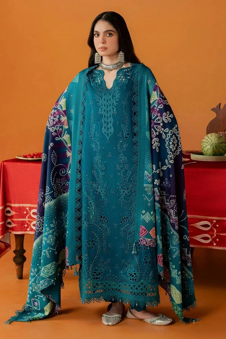Picture of Nureh - Bazar Embroidered Peach Leather Collection Vol 1 - NE-289 - Unstitched - Available at Raja Sahib