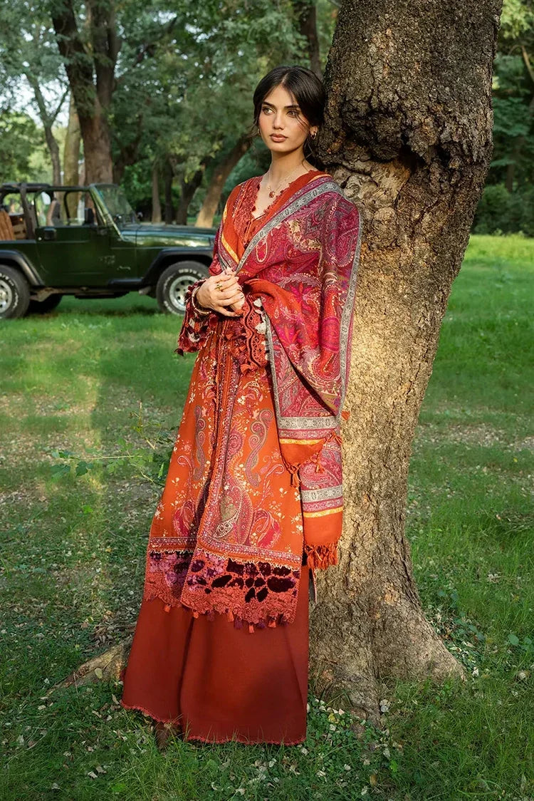 Picture of Elaf - Wilderness Pashmina Shawl Edit - EWR-2B WANDER - Unstitched - Available at Raja Sahib