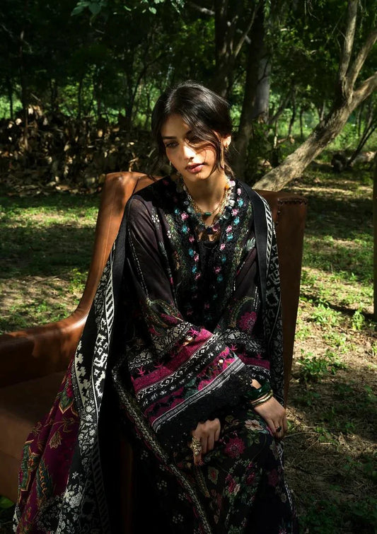 Picture of Elaf - Wilderness Pashmina Shawl Edit - EWR-3B TWILIA - Unstitched - Available at Raja Sahib
