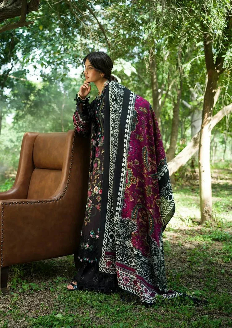 Picture of Elaf - Wilderness Pashmina Shawl Edit - EWR-3B TWILIA - Unstitched - Available at Raja Sahib