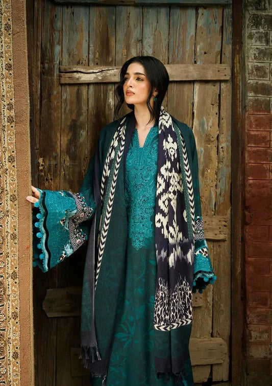 Picture of Elaf - Wilderness Pashmina Shawl Edit - EWR-5B DUSK - Unstitched - Available at Raja Sahib