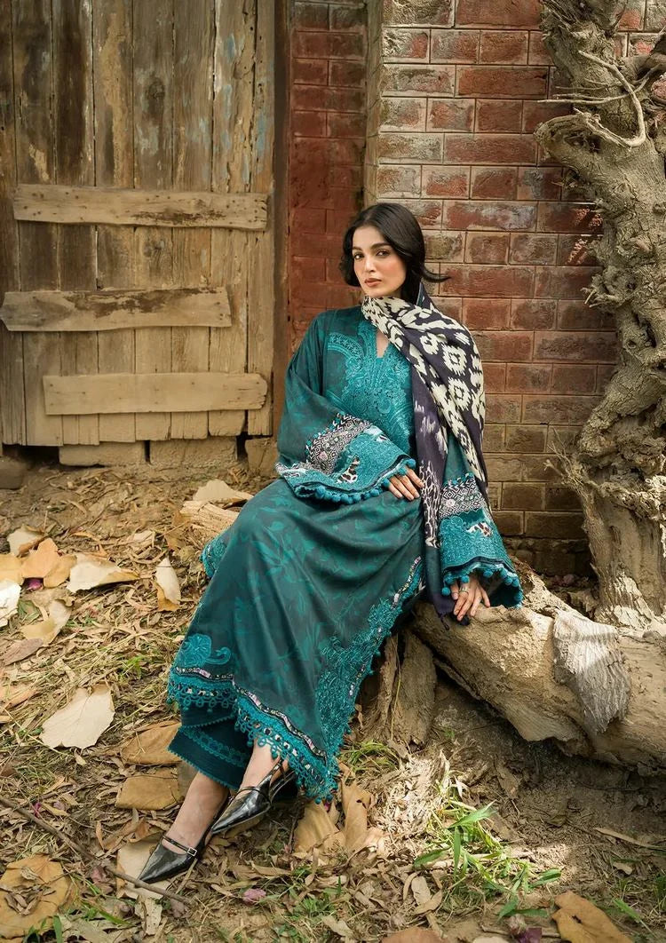 Picture of Elaf - Wilderness Pashmina Shawl Edit - EWR-5B DUSK - Unstitched - Available at Raja Sahib