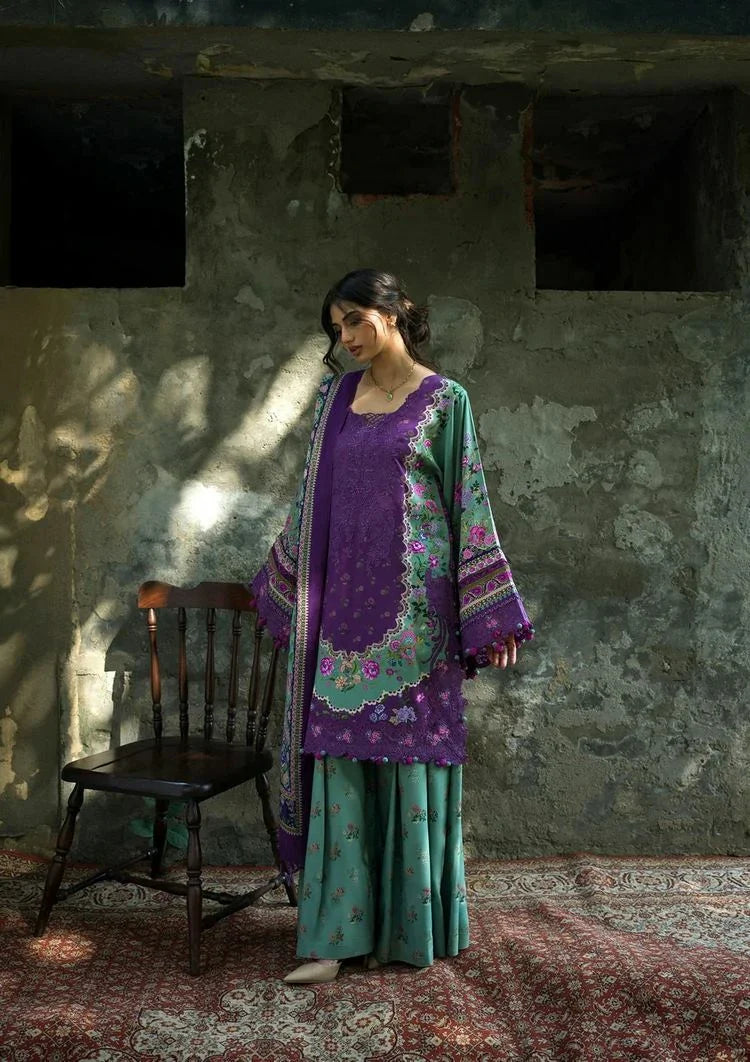 Picture of Elaf - Wilderness Pashmina Shawl Edit - EWR-6A HEATHER - Unstitched - Available at Raja Sahib