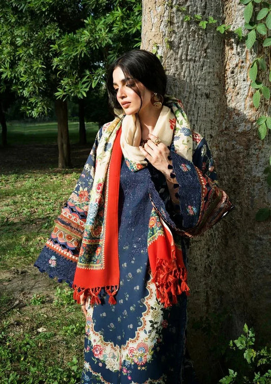 Picture of Elaf - Wilderness Pashmina Shawl Edit - EWR-6B ASTRA - Unstitched - Available at Raja Sahib
