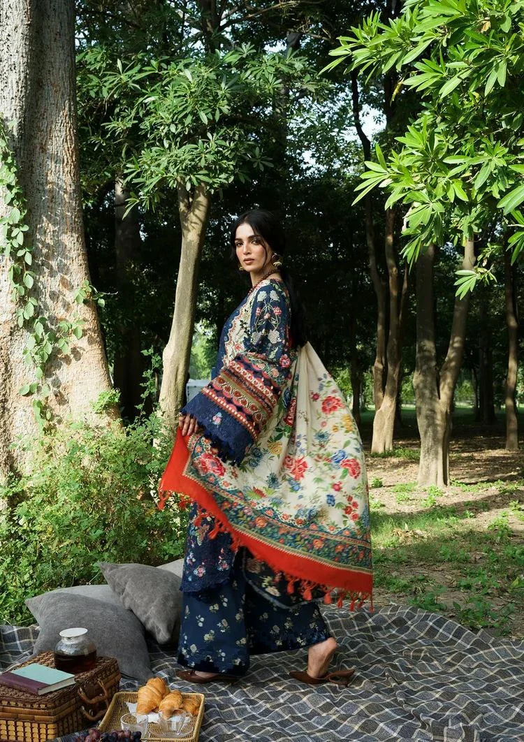 Picture of Elaf - Wilderness Pashmina Shawl Edit - EWR-6B ASTRA - Unstitched - Available at Raja Sahib