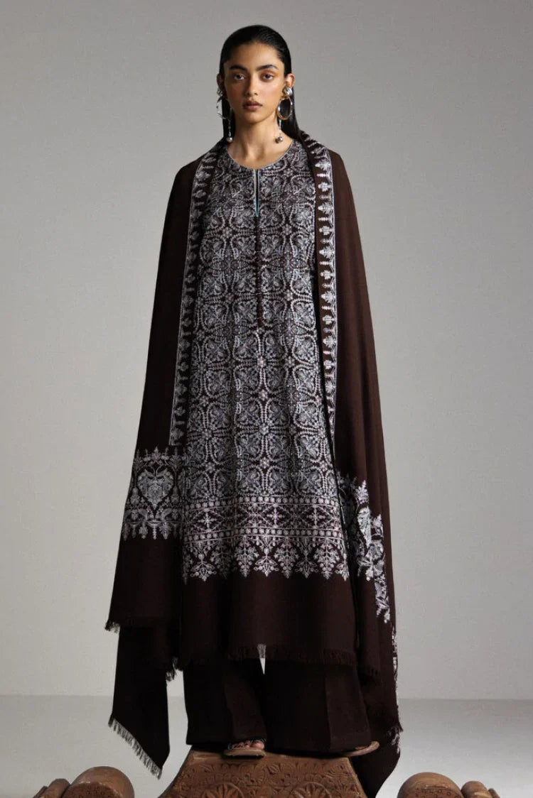 Picture of Zara Shahjahan - Sarab Winter Collection - 01-AQEEQ - Unstitched - Available at Raja Sahib