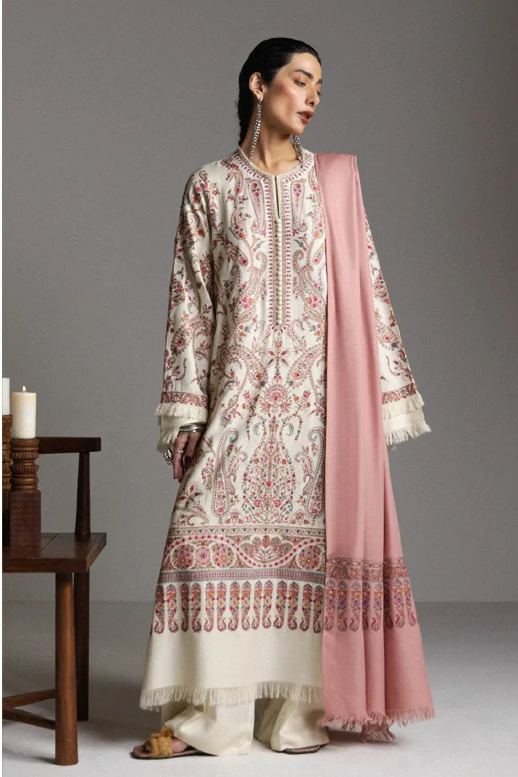 Picture of Zara Shahjahan - Sarab Winter Collection - 04-PASHM - Unstitched - Available at Raja Sahib