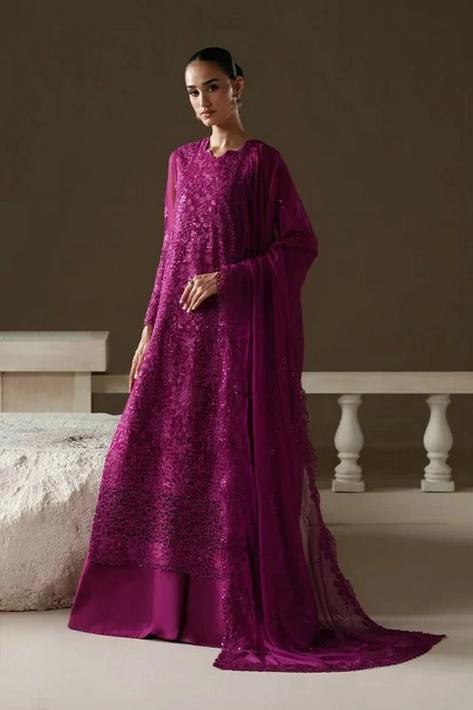 Picture of Emaan Adeel - Modern Heirloom Collection - S0553-ROSE MEMOIR - Unstitched - Available at Raja Sahib