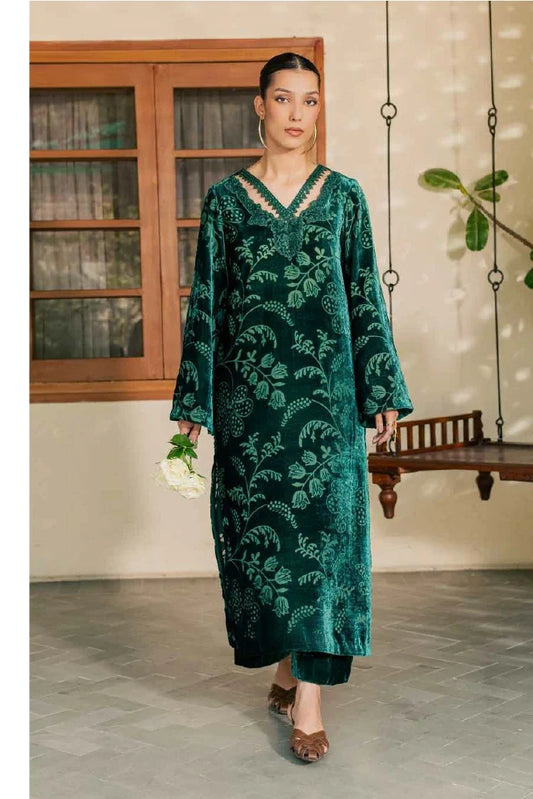 Nureh - Ballerina Embellished Velvet Palachi Collection Vol 1 - NU2-227 - Unstitched