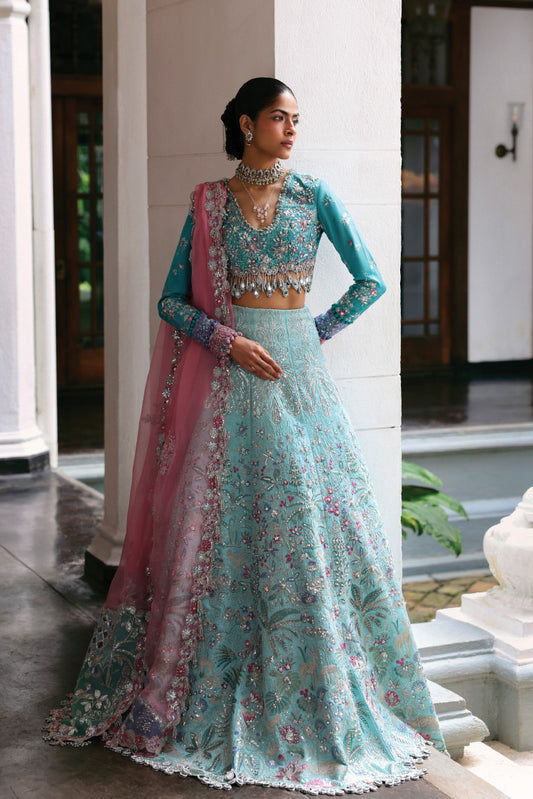 Picture of Republic Womenswear - Jardin dAmour Wedding Collection - WU-02 - Unstitched - Available at Raja Sahib