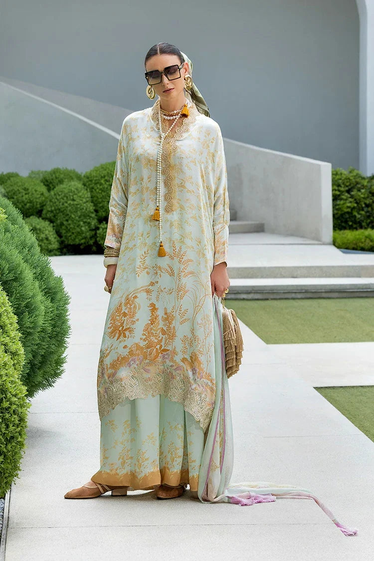 Sobia Nazir - Pure Silk Unstitched Collection - Design 08 - Unstitched