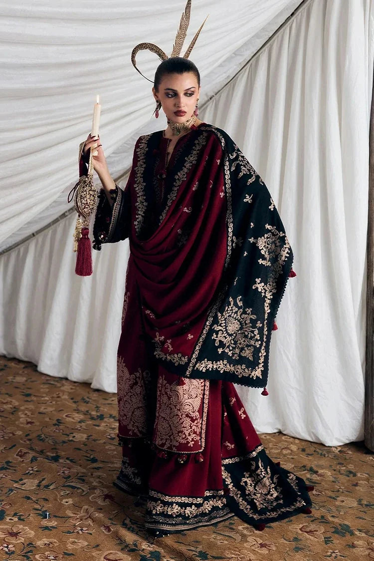 Picture of Hussain Rehar - Kot Radha Krishan Karandi Collection - 123-Rubeus - Unstitched - Available at Raja Sahib