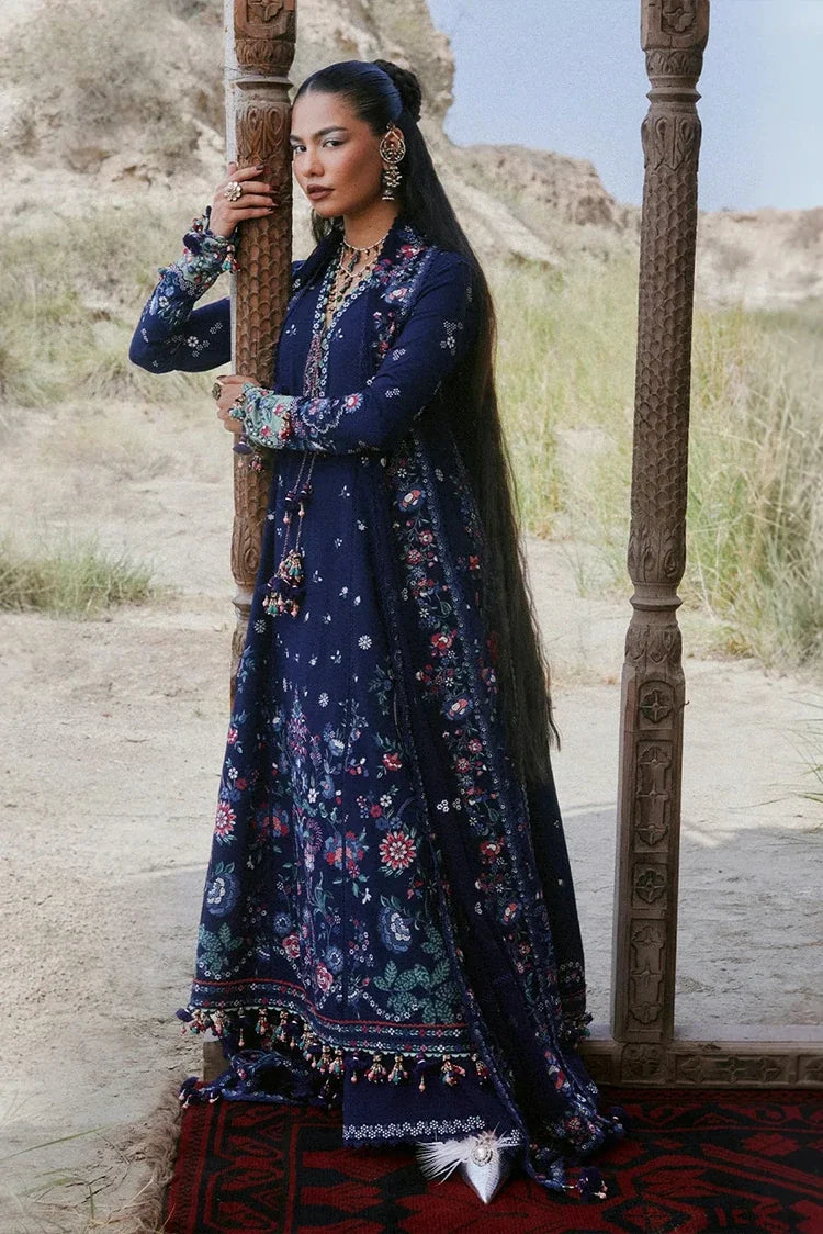 Picture of Hussain Rehar - Kot Radha Krishan Karandi Collection - 125-Merlot - Unstitched - Available at Raja Sahib