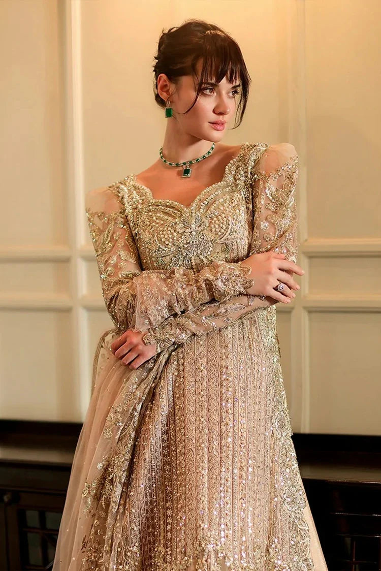 Picture of Mushq - Stardust Love Outlives Time Wedding Collection - 02-Eternal Glow - Unstitched - Available at Raja Sahib