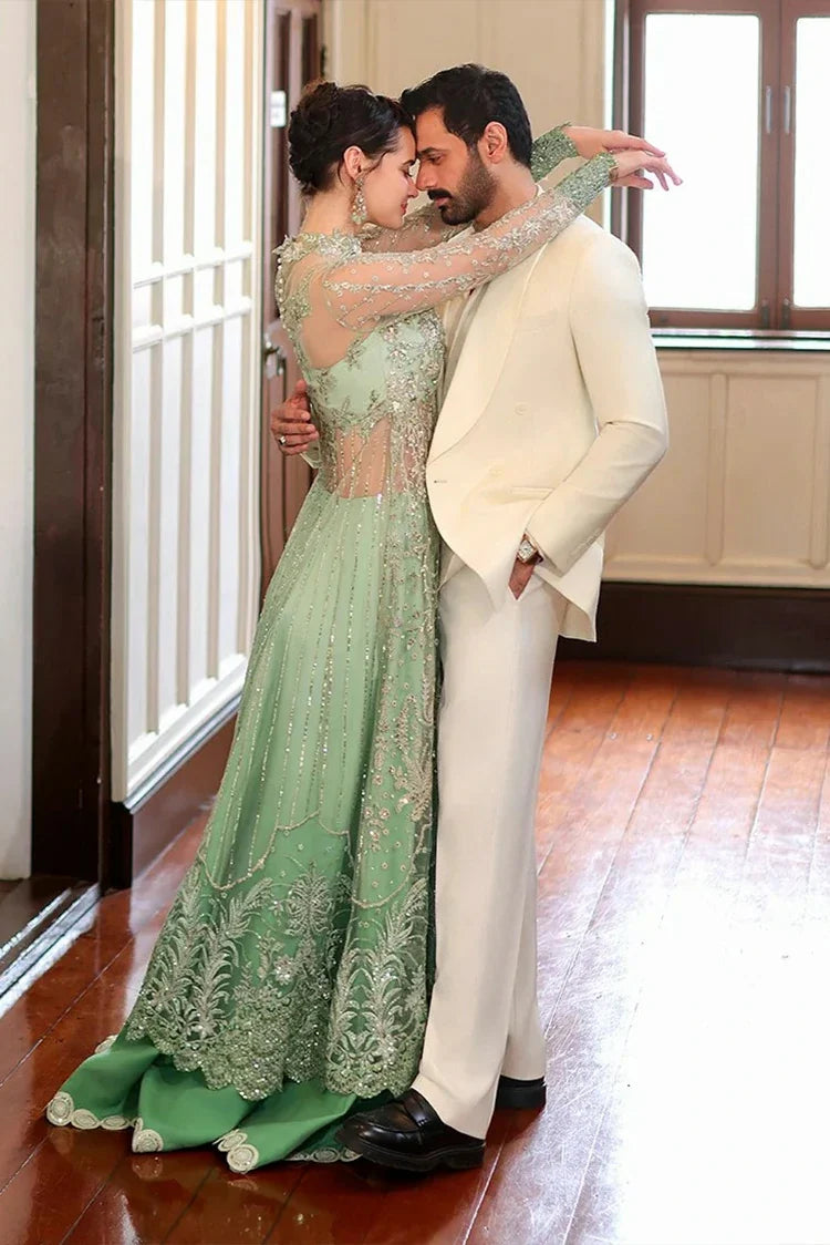 Picture of Mushq - Stardust Love Outlives Time Wedding Collection - 04-Written Together - Unstitched - Available at Raja Sahib