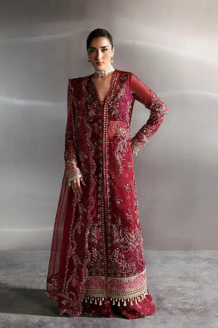 Picture of Zarposh - Seraphine Wedding Collection - ZP-08-GARNET - Unstitched - Available at Raja Sahib