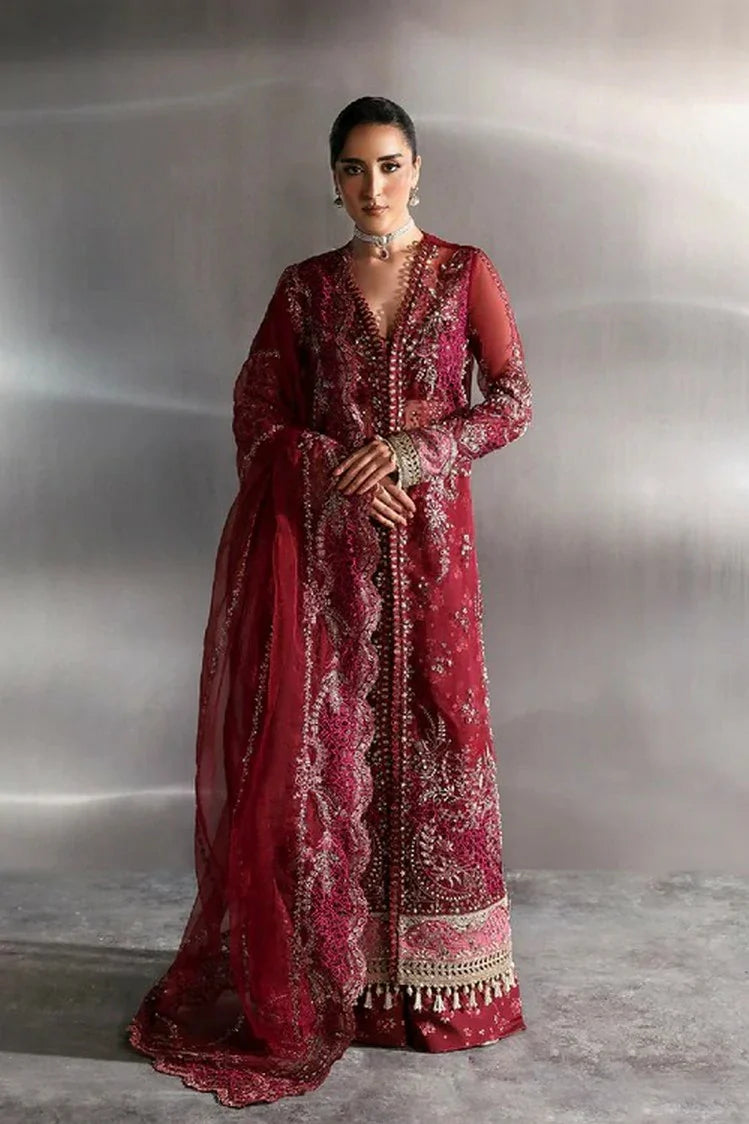 Picture of Zarposh - Seraphine Wedding Collection - ZP-08-GARNET - Unstitched - Available at Raja Sahib