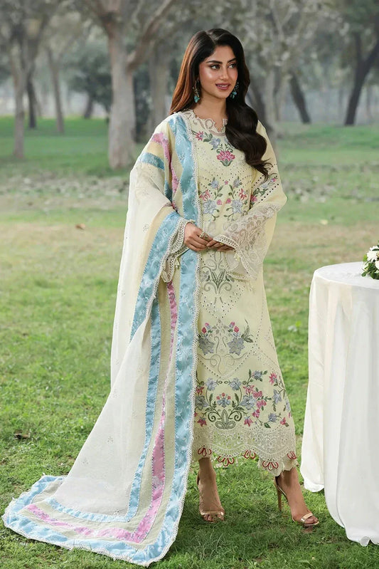 Sardinia - Tales of Petals Luxury Lawn Collection - 3A-DAISY DREAM - Unstitched