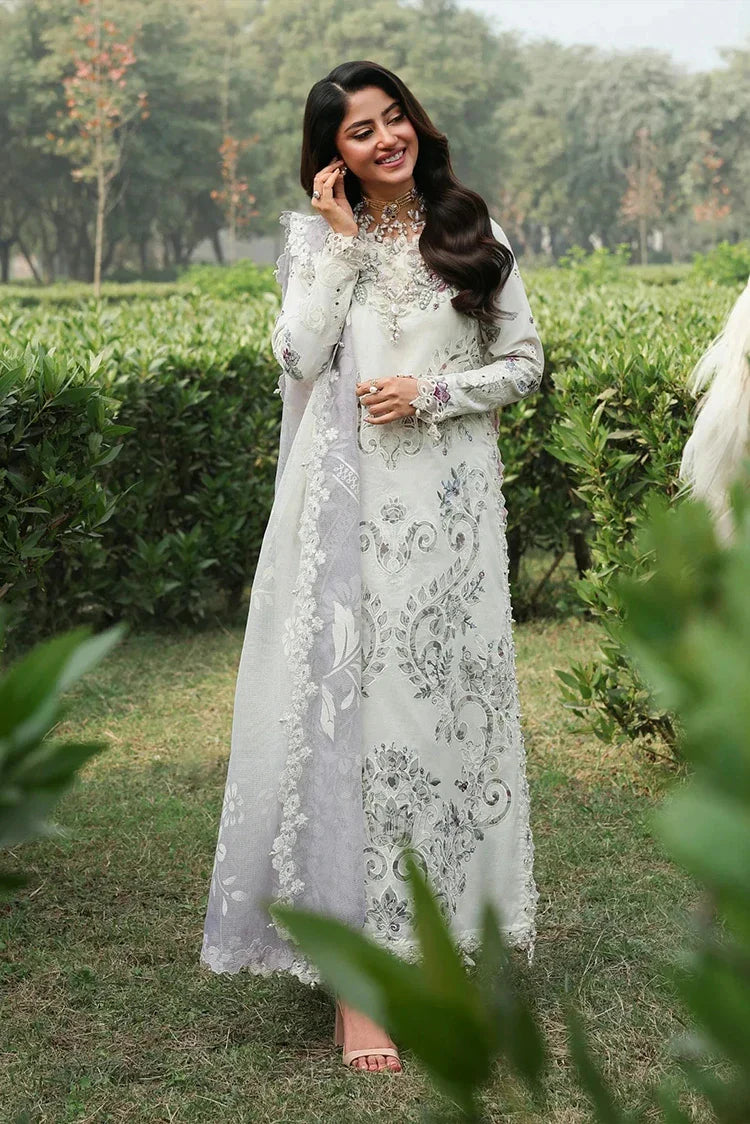 Sardinia - Tales of Petals Luxury Lawn Collection - 4A-CLOUD WHISPER - Unstitched