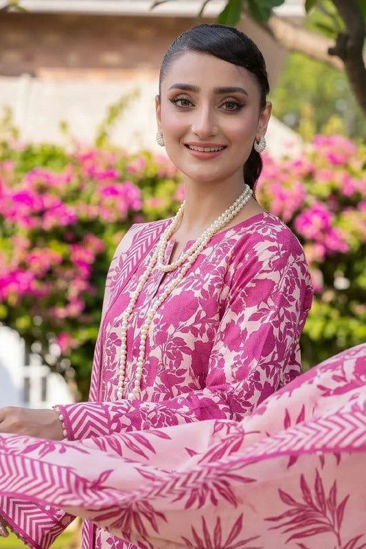 Motifz - Rang Digital Printed Linen Collection - 2640-AMBER - Unstitched