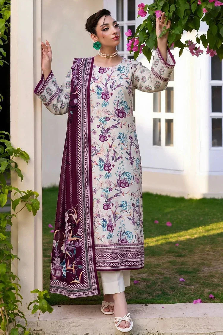 Motifz - Rang Digital Printed Linen Collection - 2645-EMIRA - Unstitched
