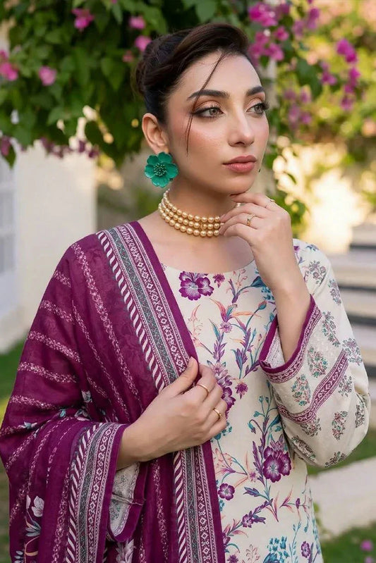 Motifz - Rang Digital Printed Linen Collection - 2645-EMIRA - Unstitched