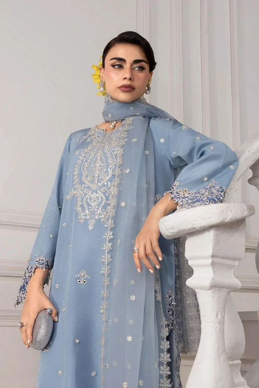 Rang Rasiya - Lumeire Silk - 10-Cielo - Unstitched