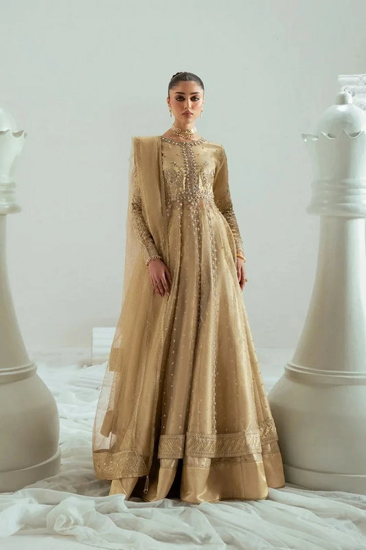 Zariya - Elyse Couture - AURELIA GOLD-ZSS6307 - Unstitched