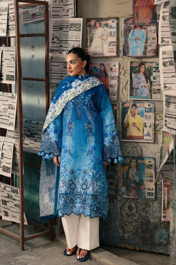Picture of Rajbari - Floral Symphony AW Exclusive - Nissa Floral Symphony 02 - Unstitched - Available at Raja Sahib