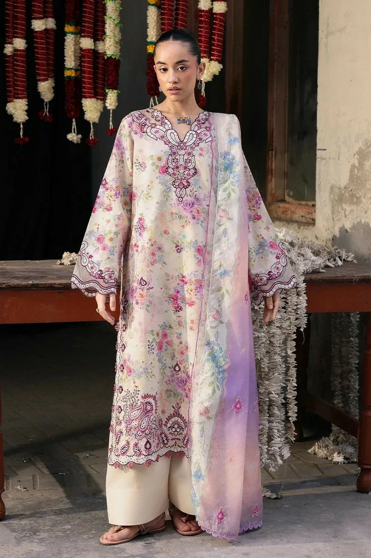 Picture of Rajbari - Floral Symphony AW Exclusive - Nissa Floral Symphony 08 - Unstitched - Available at Raja Sahib