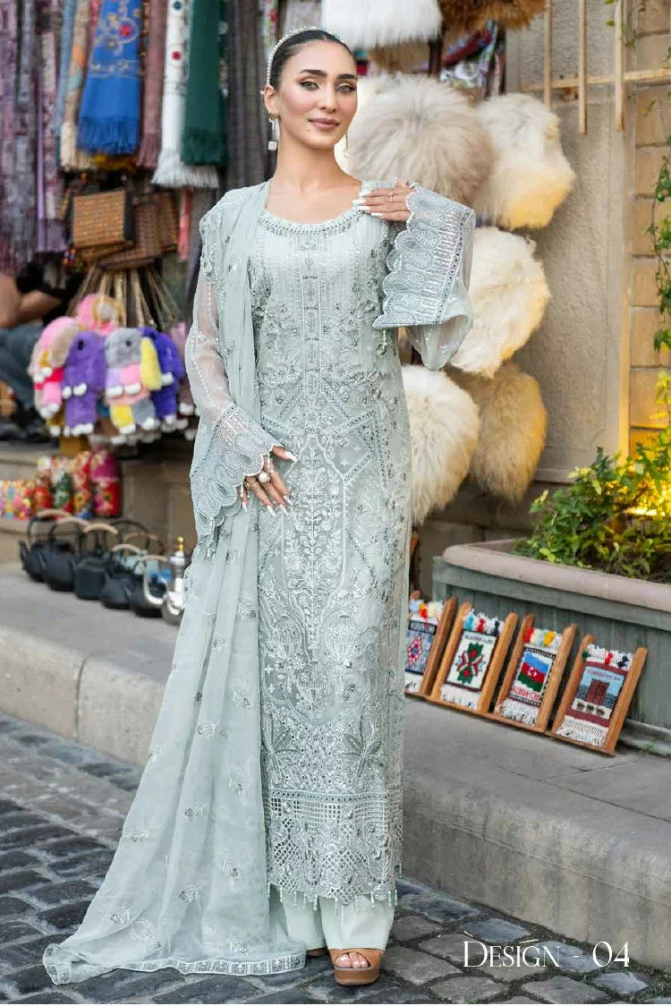 Janique - JJ Embellish Luxury Chiffon Collection - Design-04 - Unstitched