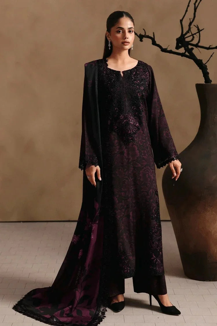 Ramsha - Naqsh Embroidered Rawsilk Collection Vol 2 - RS-202 - Unstitched