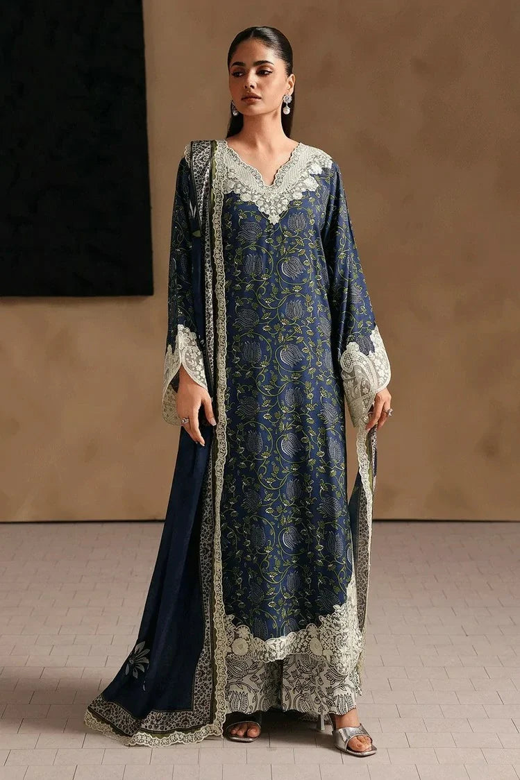 Picture of Ramsha - Naqsh Embroidered Rawsilk Collection Vol 2 - RS-204 - Unstitched - Available at Raja Sahib