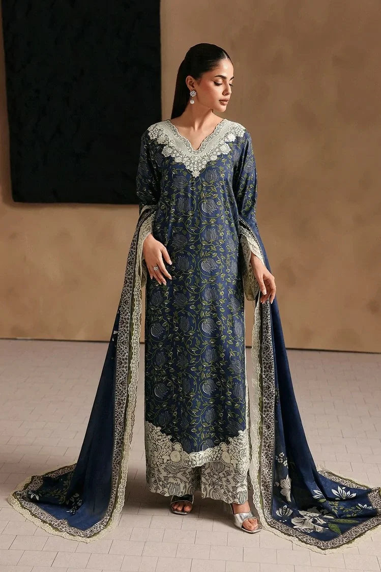 Picture of Ramsha - Naqsh Embroidered Rawsilk Collection Vol 2 - RS-204 - Unstitched - Available at Raja Sahib