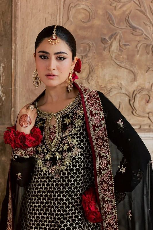 Picture of Rang Rasiya - Chatoyer Wedding Formals - D-03-Noir - Unstitched - Available at Raja Sahib