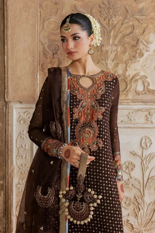 Picture of Rang Rasiya - Chatoyer Wedding Formals - D-07-Dune - Unstitched - Available at Raja Sahib