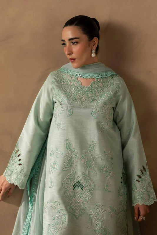 Picture of Rajbari - Silah Premium Silk Edit - 04-Celeste - Unstitched - Available at Raja Sahib