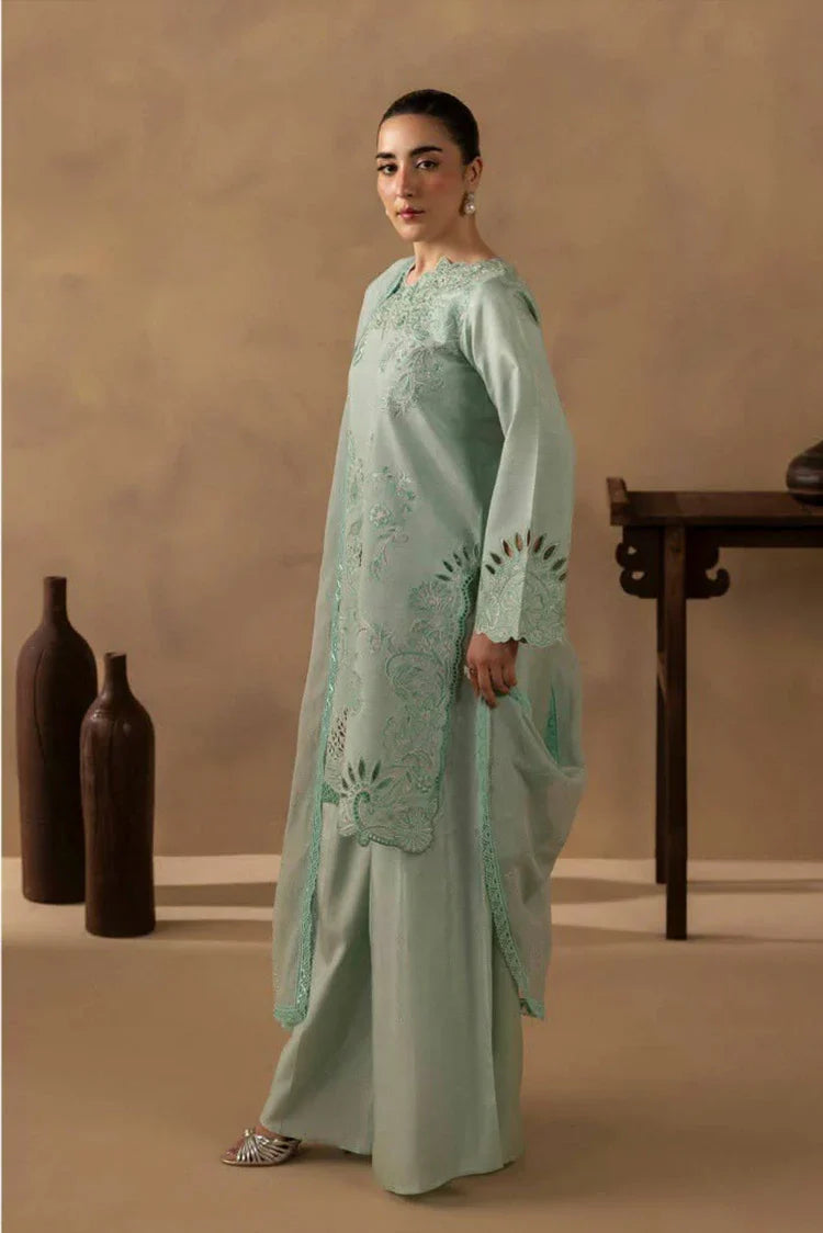 Picture of Rajbari - Silah Premium Silk Edit - 04-Celeste - Unstitched - Available at Raja Sahib