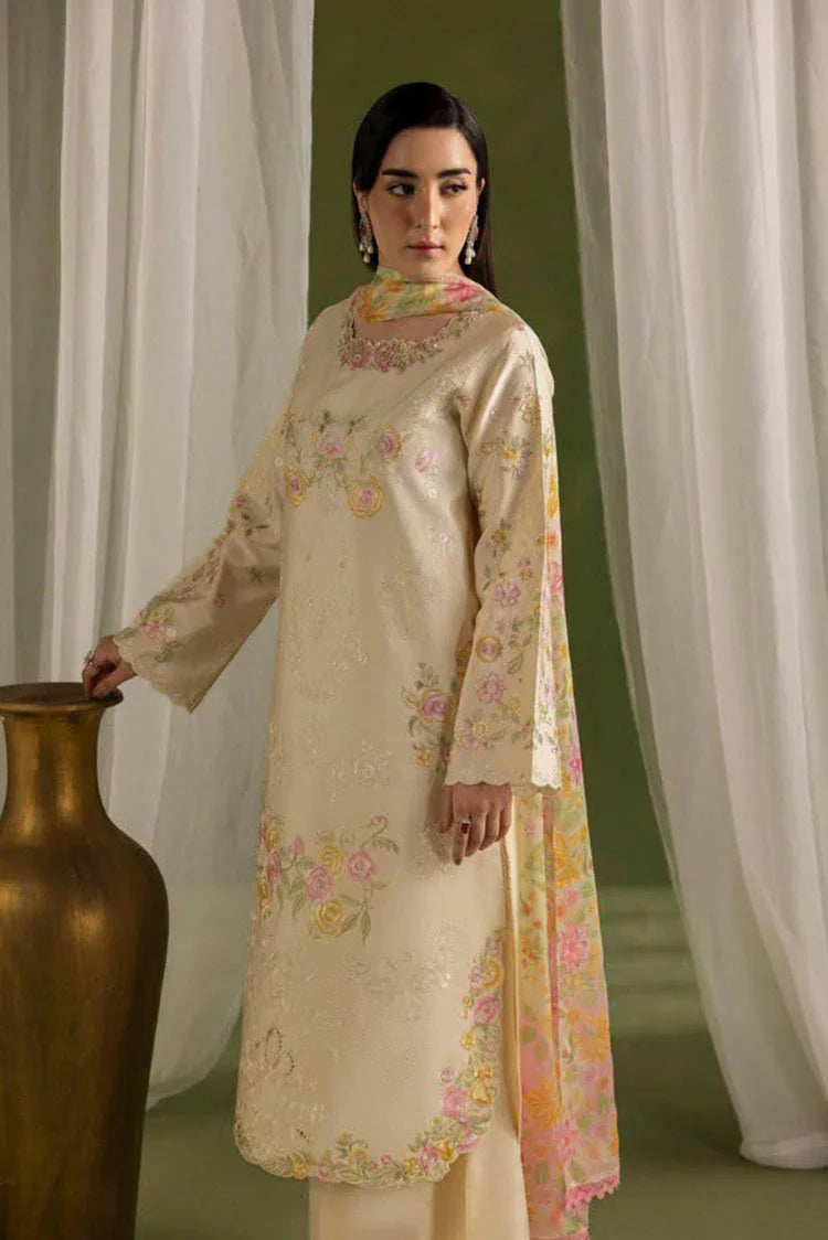 Picture of Rajbari - Silah Premium Silk Edit - 07-Seren - Unstitched - Available at Raja Sahib