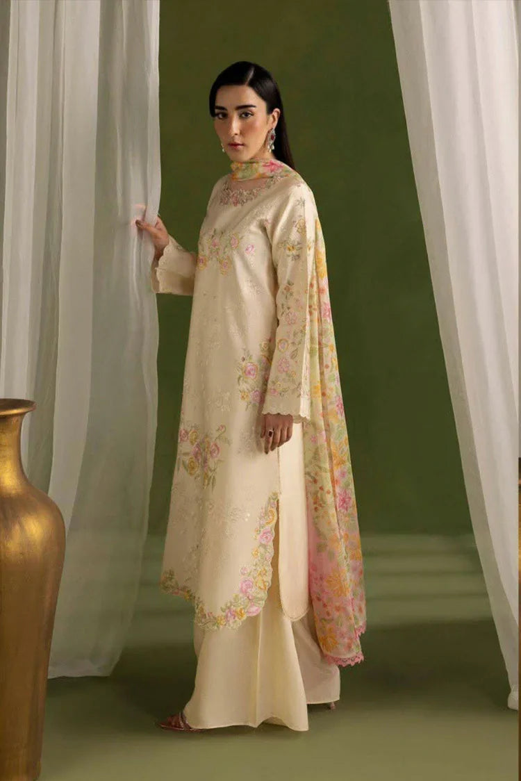 Picture of Rajbari - Silah Premium Silk Edit - 07-Seren - Unstitched - Available at Raja Sahib