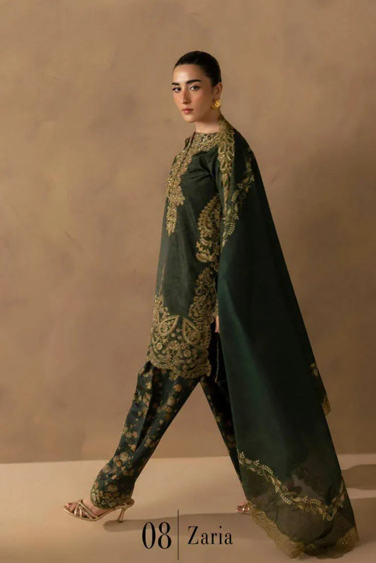 Picture of Rajbari - Silah Premium Silk Edit - 08-Zaria - Unstitched - Available at Raja Sahib