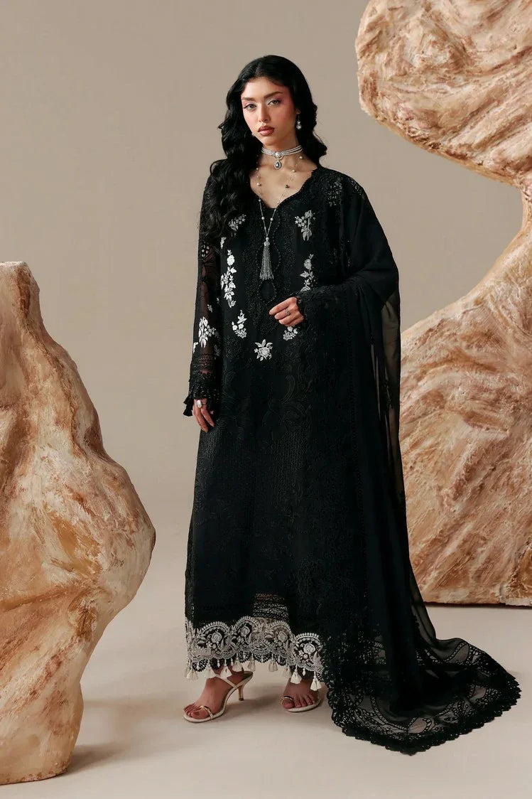 Picture of Serene - Luxe Noire Vol 2 - S-1103-NOEMIE - Unstitched - Available at Raja Sahib
