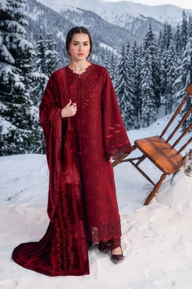 Picture of Rang Rasiya - Winter Carnation Collection - 11-Ruby Frost - Unstitched - Available at Raja Sahib