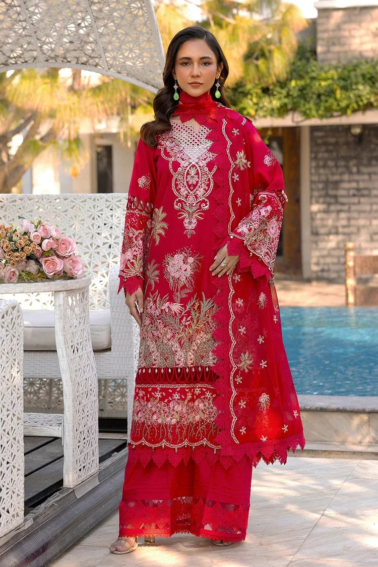 Picture of Tessa - Luxury Lawn - Crimson Euphoria - Available at Raja Sahib